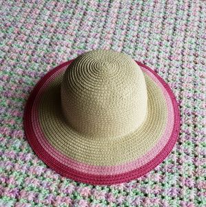 NWT Gymboree summer paper hat for baby girl 0-6m